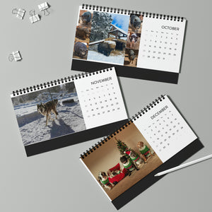 Boss Farms Desktop Calendar (2024 grid)