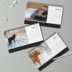 Boss Farms Desktop Calendar (2024 grid)